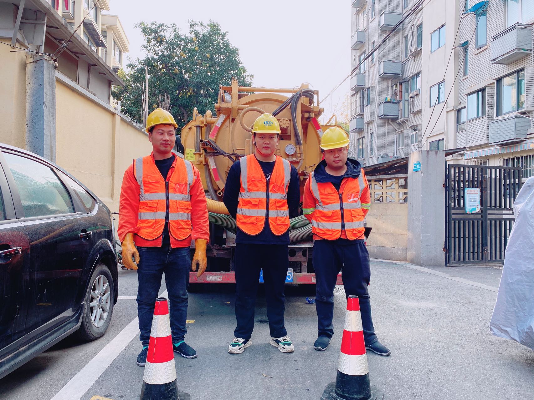 奉贤南京某小区管道清淤检测施工